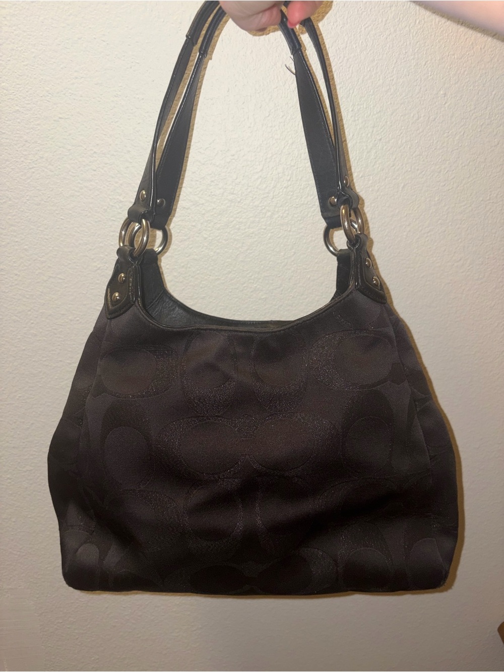 Coach Campbell Signature Hobo Shoulder Bag - Picture 11 of 14